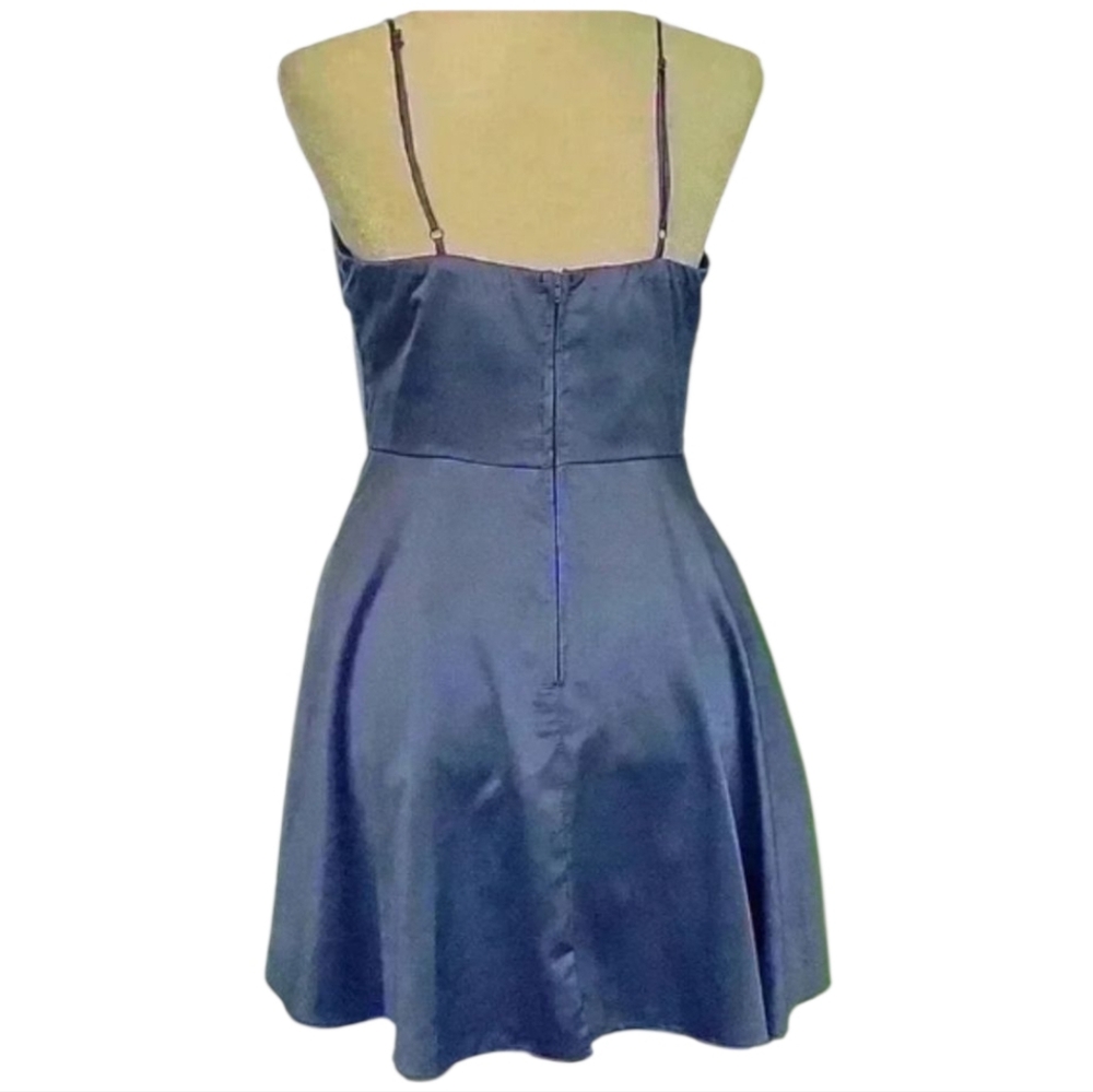 B Darlin Light Blue Mini Dress - Picture 3 of 8